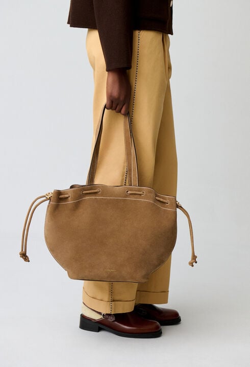 Sac Alban cuir su&egrave;de