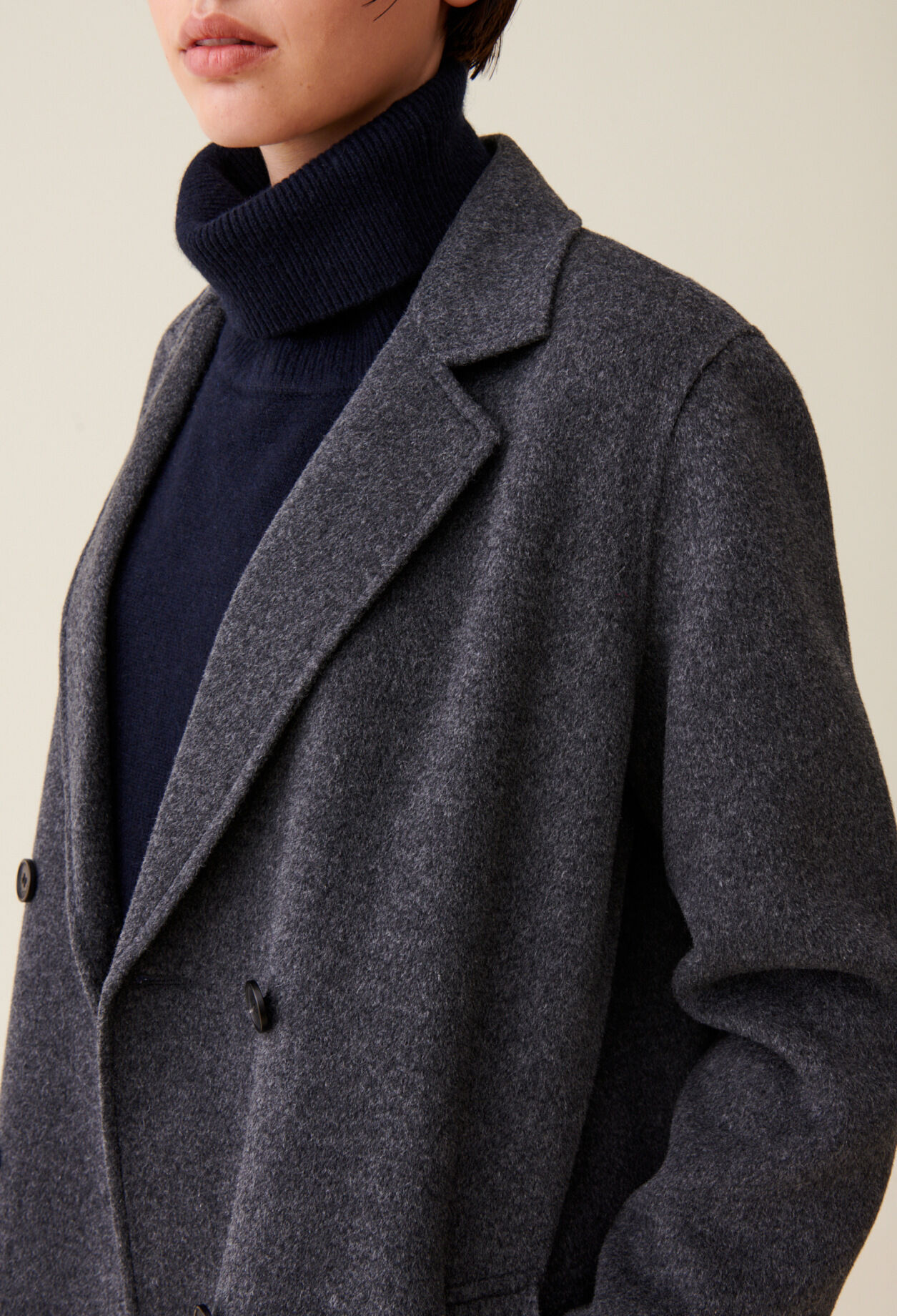 Manteau gris claudie pierlot new arrivals