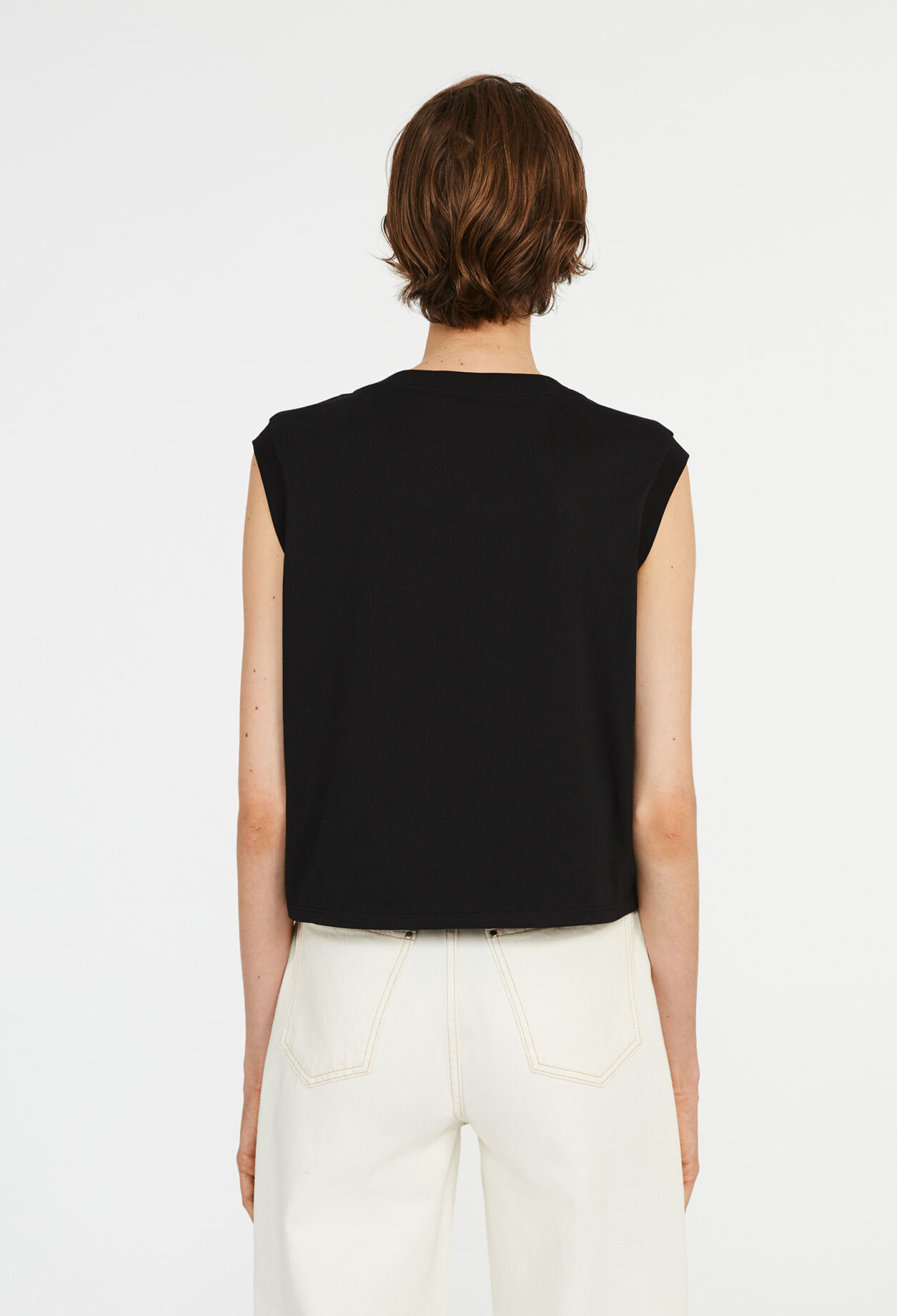 T-shirt brodé en coton