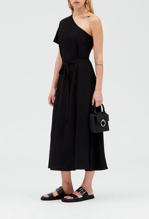 Robe midi asymétrique