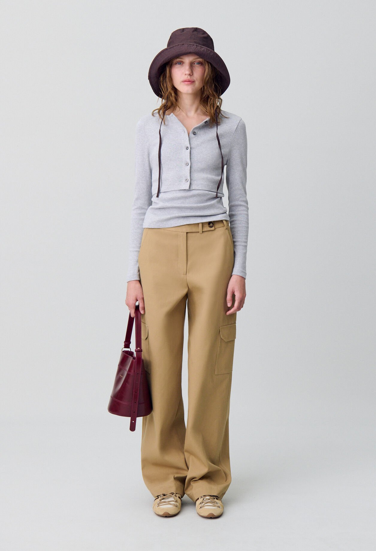 Set t-shirt cardigan coton