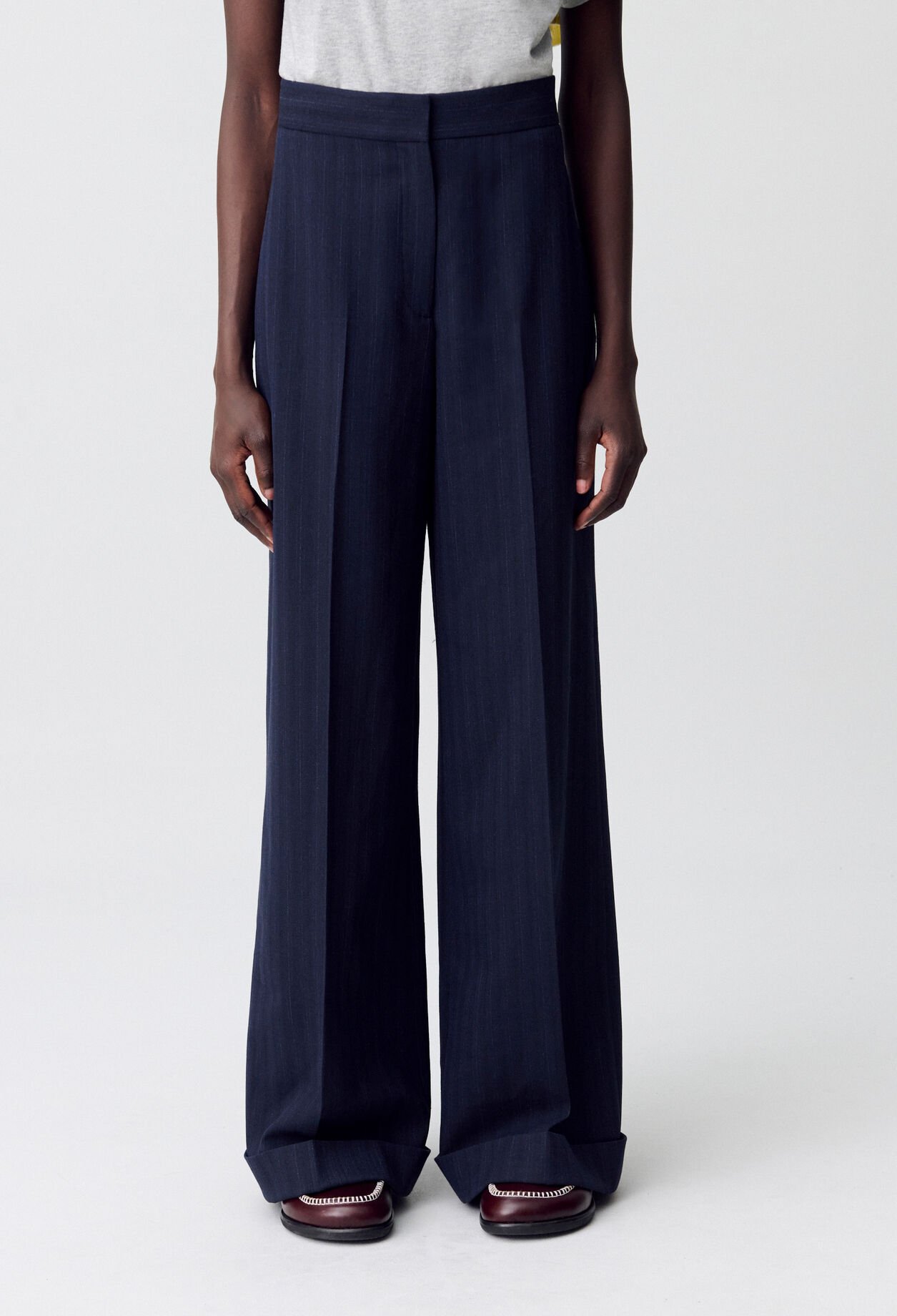 Pantalon tailleur droit
