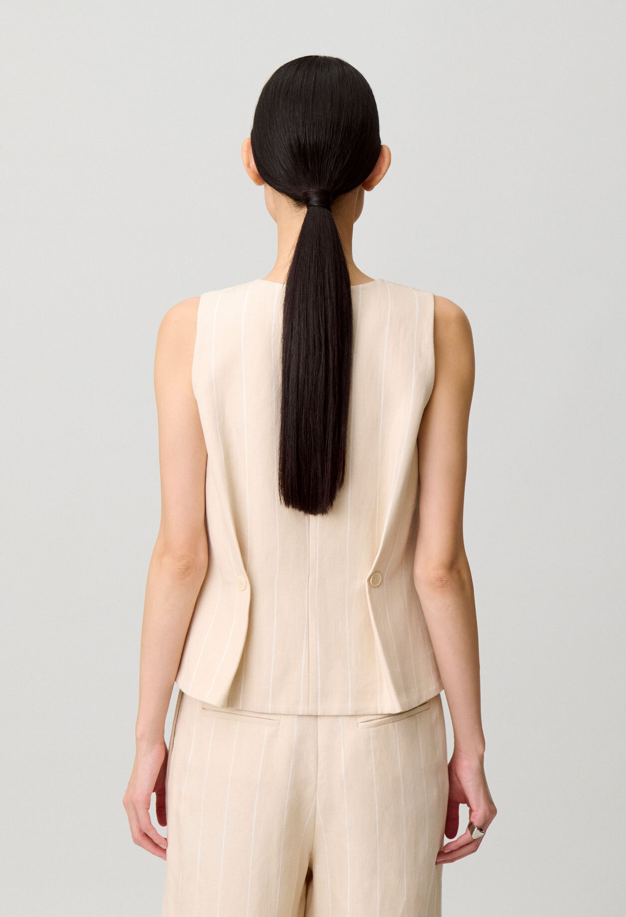 Gilet costume sans manche