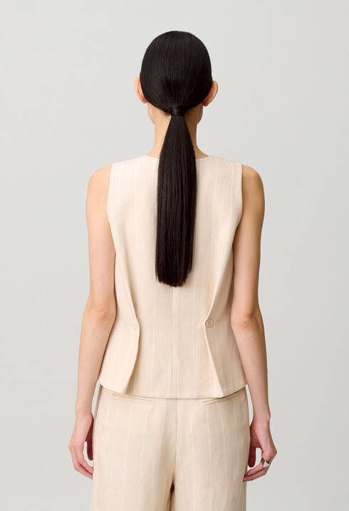 Gilet costume sans manche