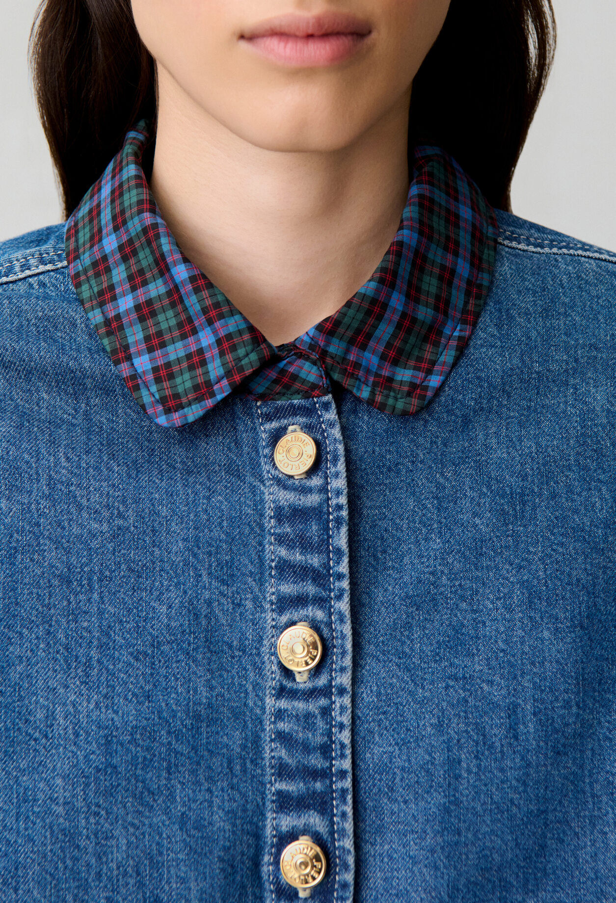Chemise denim coton