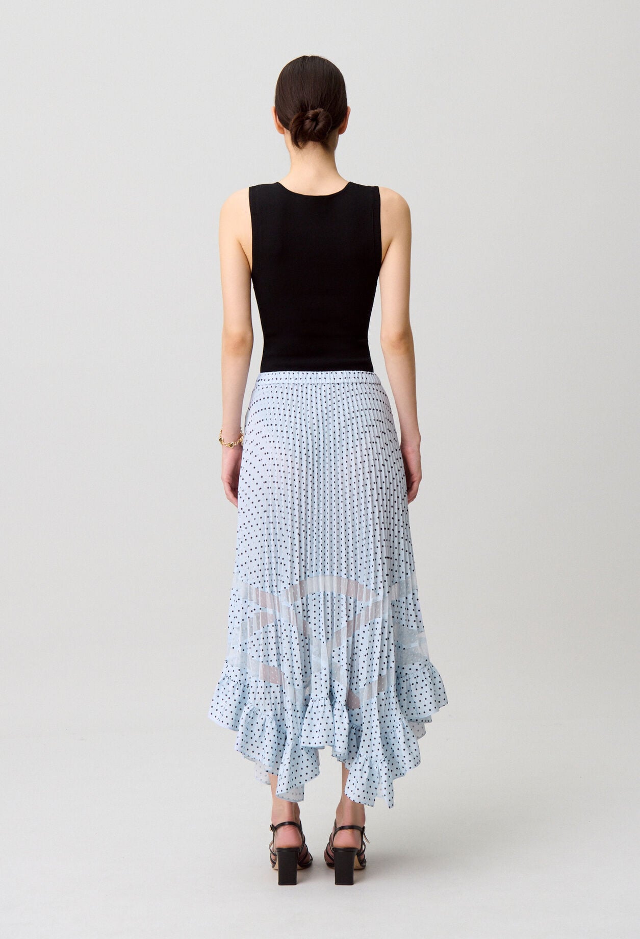 Jupe midi dentelle