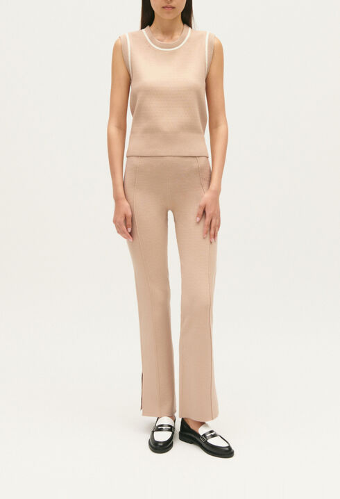 Pull maille rayures