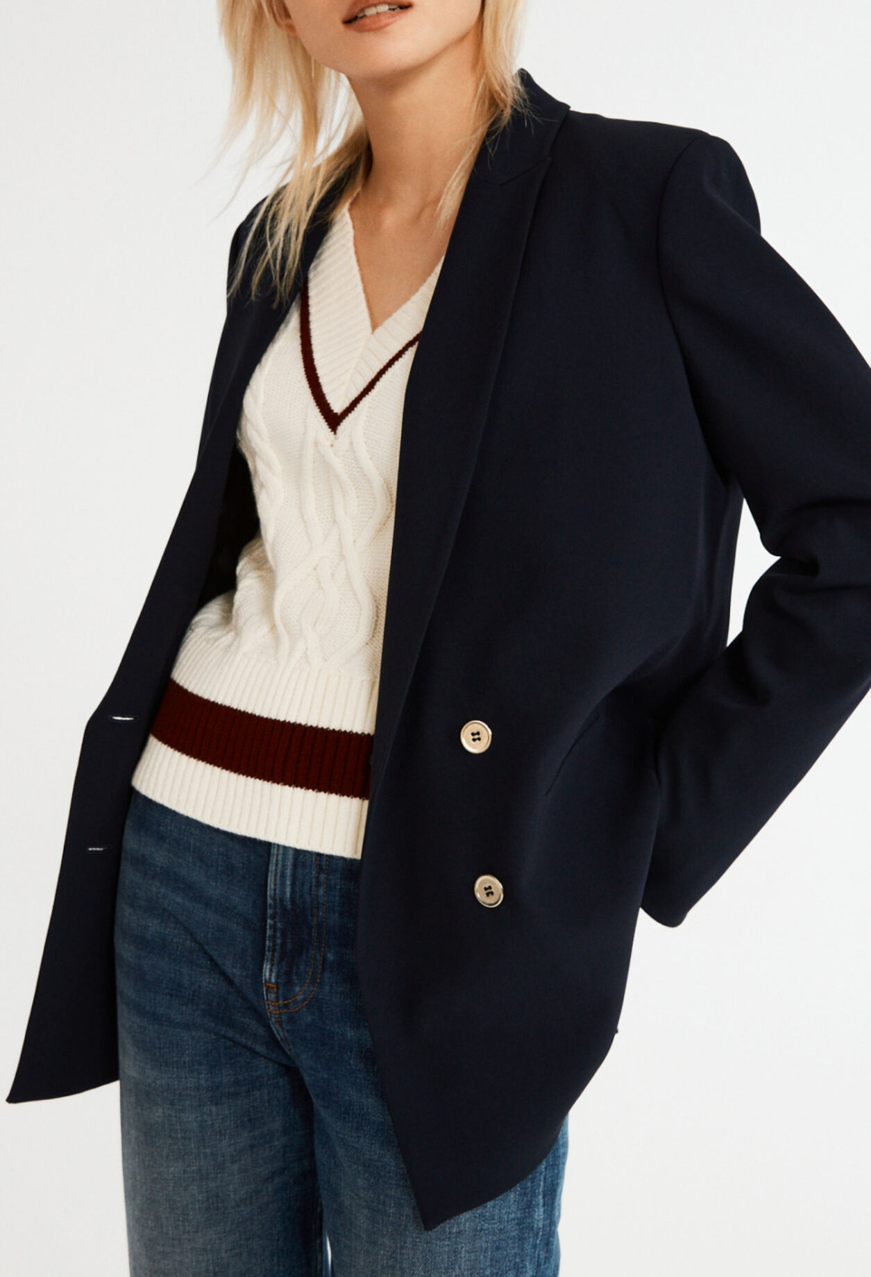 Veste à coupe oversize