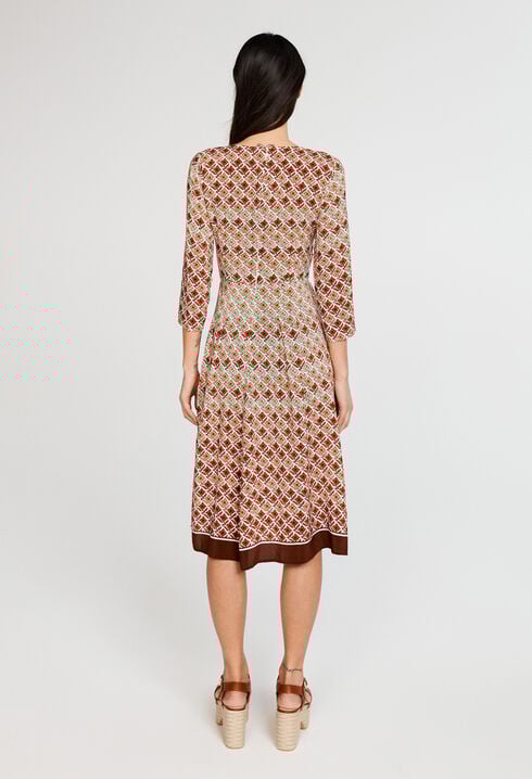 Robe midi à nouer
