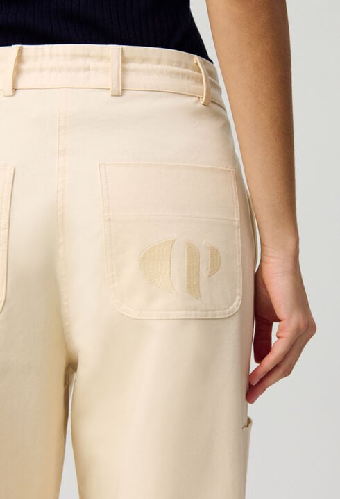 Pantalon cargo taille basse