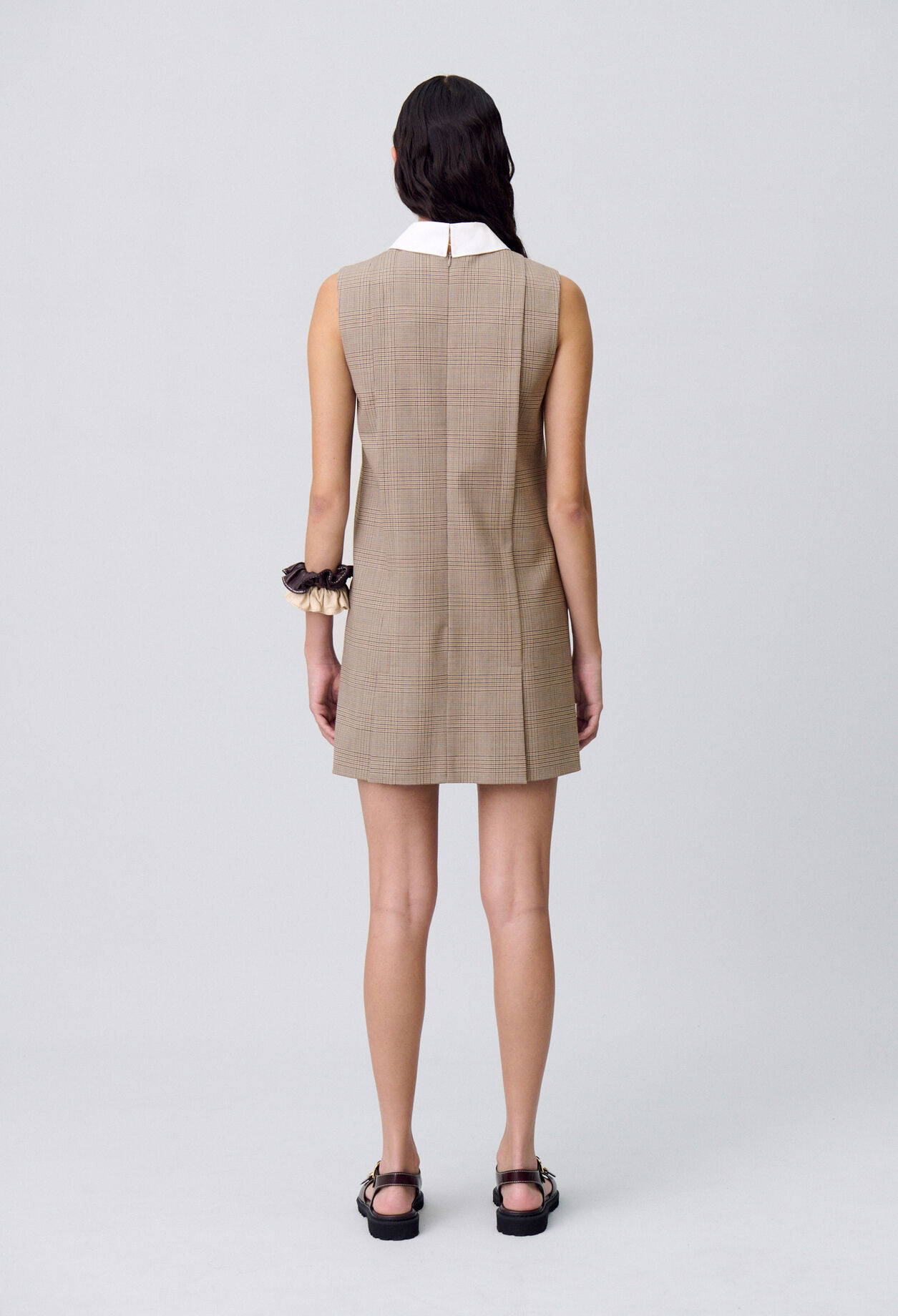 Robe courte carreaux