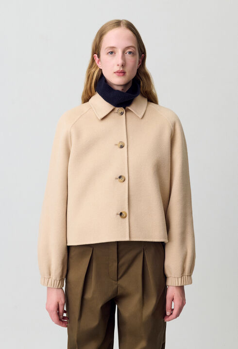 Veste courte col chemise