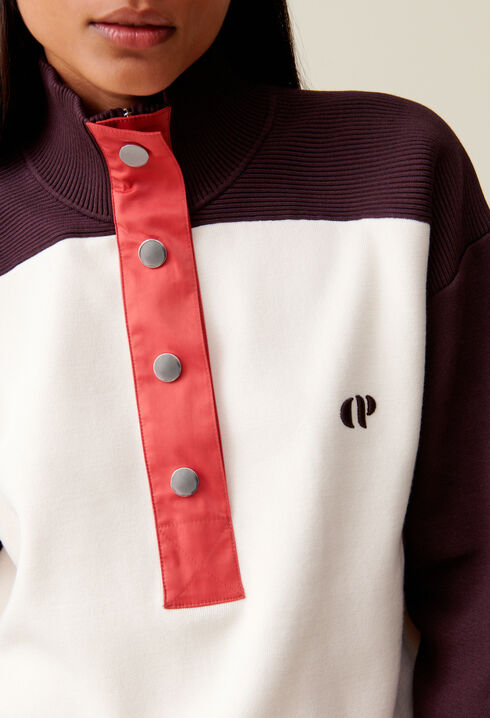 Sweatshirt Minimum col camionneur