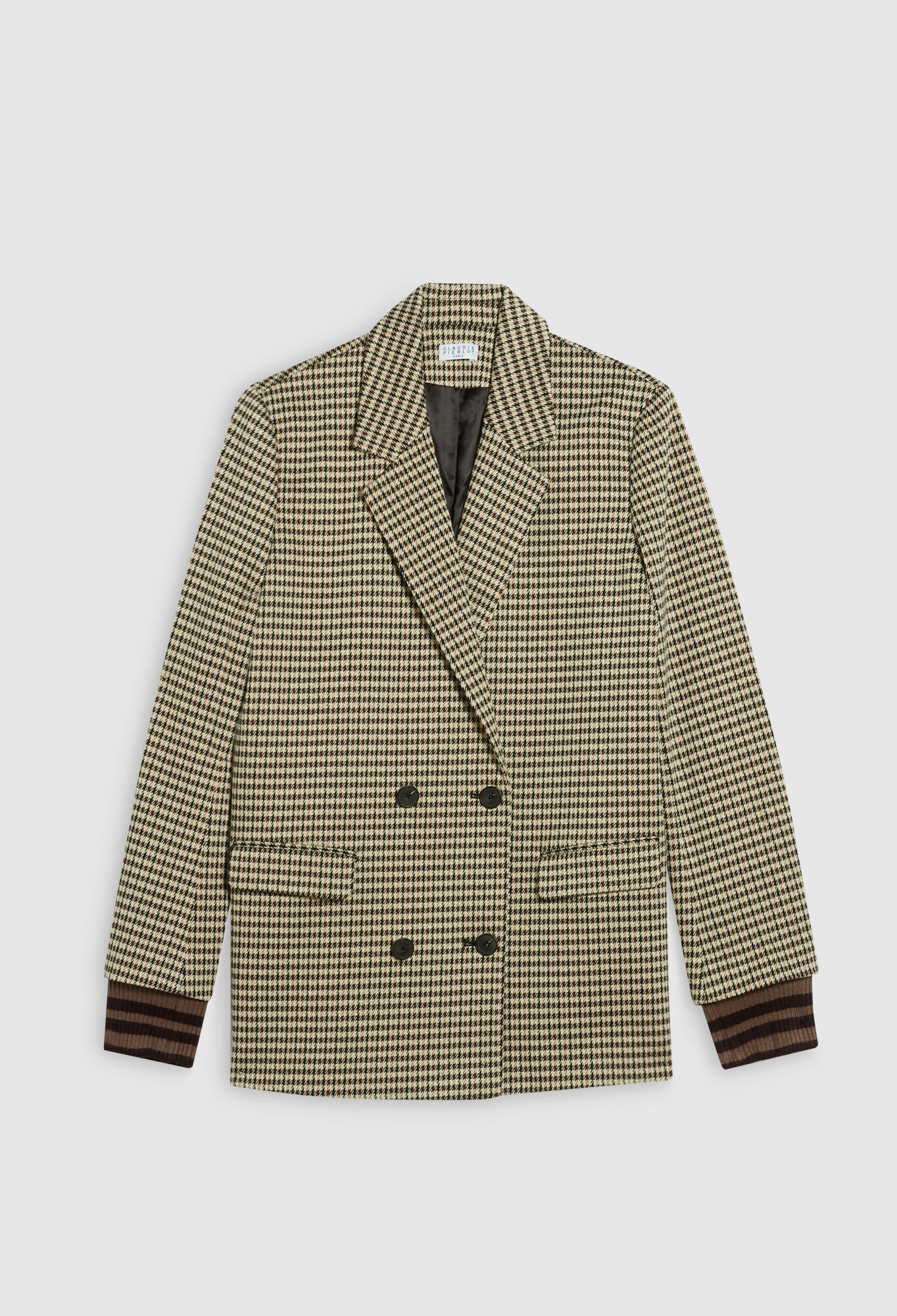 Claudie pierlot manteau carreaux shop