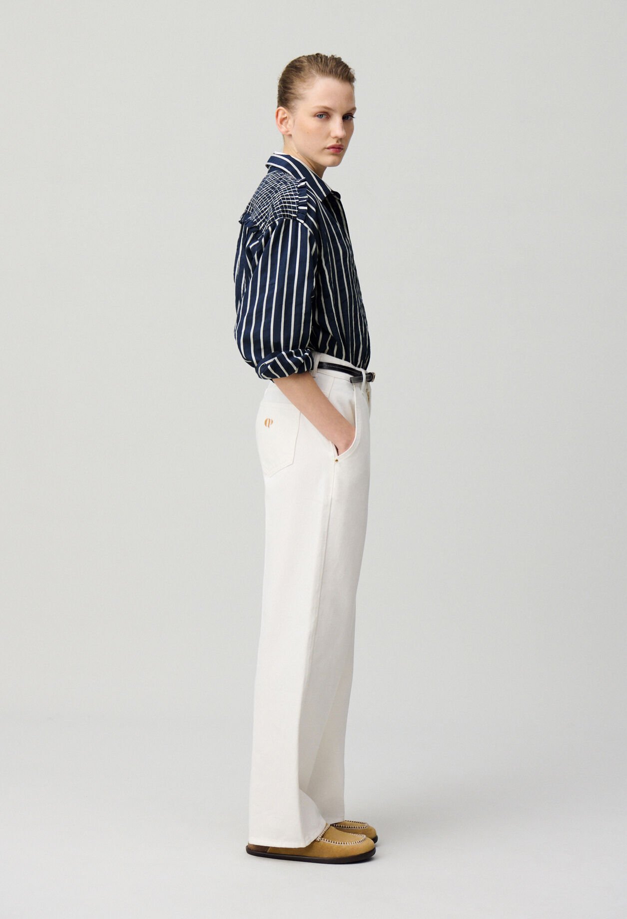 Chemise fluide rayée