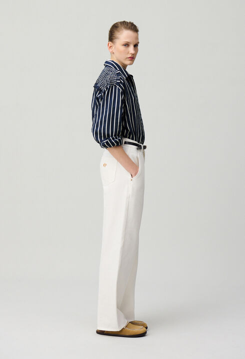 Chemise fluide rayée