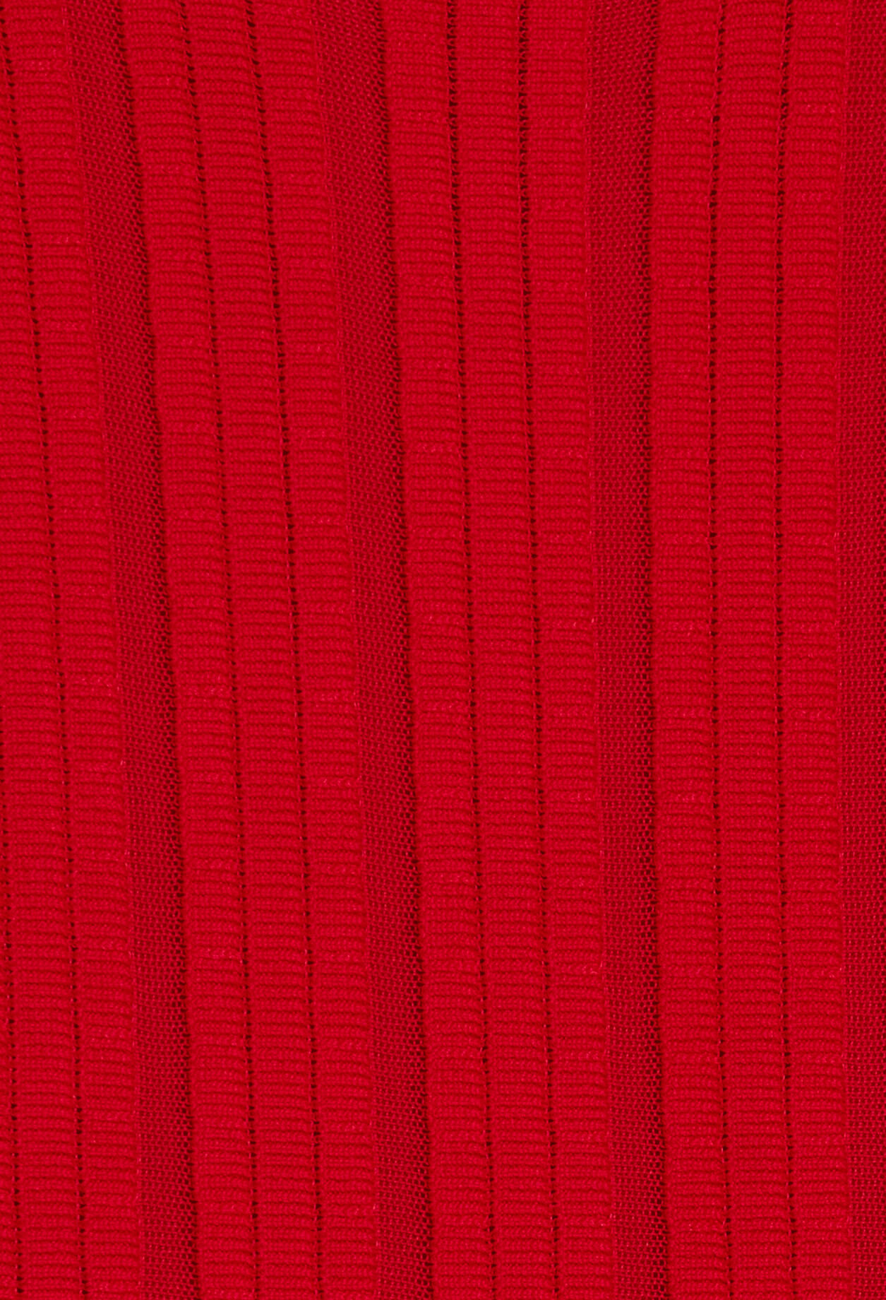 Robe courte maille rouge