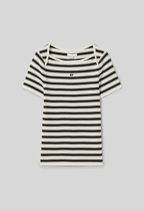 Top marinière maille fine