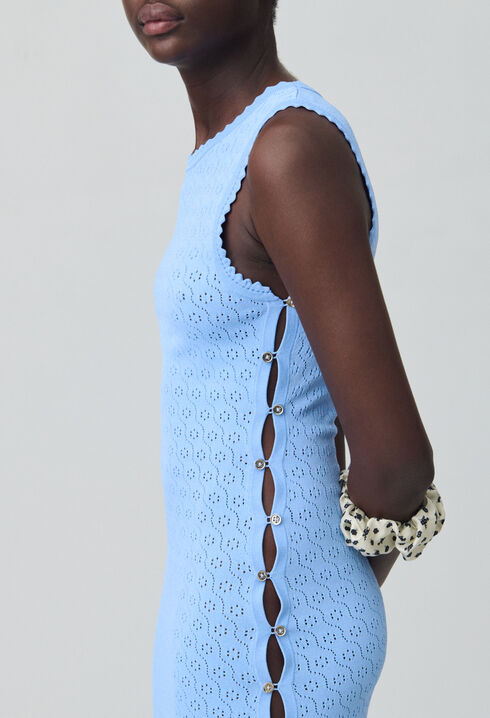 Robe mi-longue en maille
