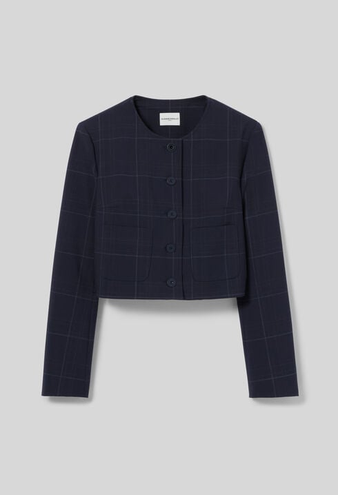 Veste bo&icirc;te &agrave; carreaux
