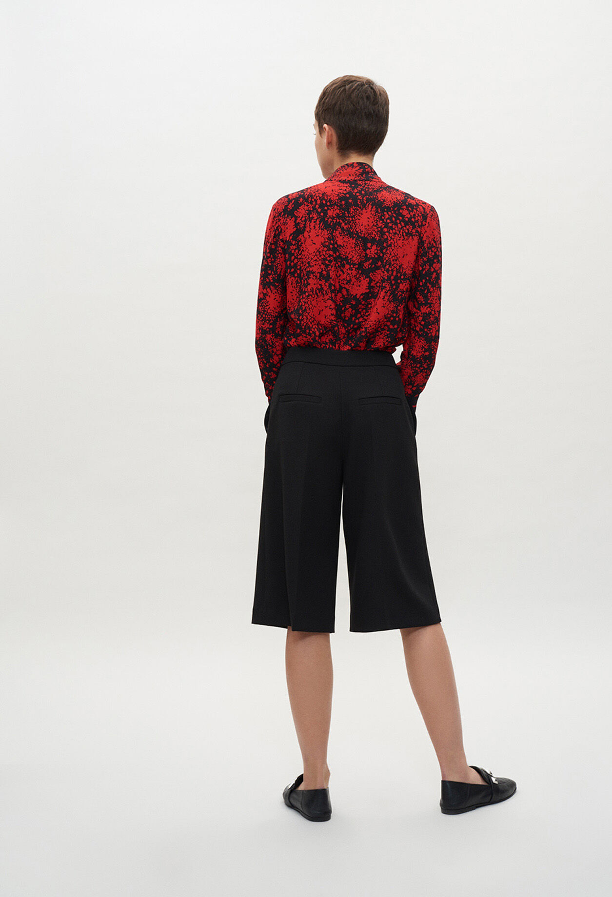 Jupe-culotte noire