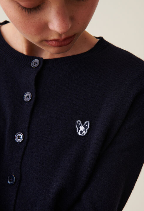Cardigan Jean Toto laine 