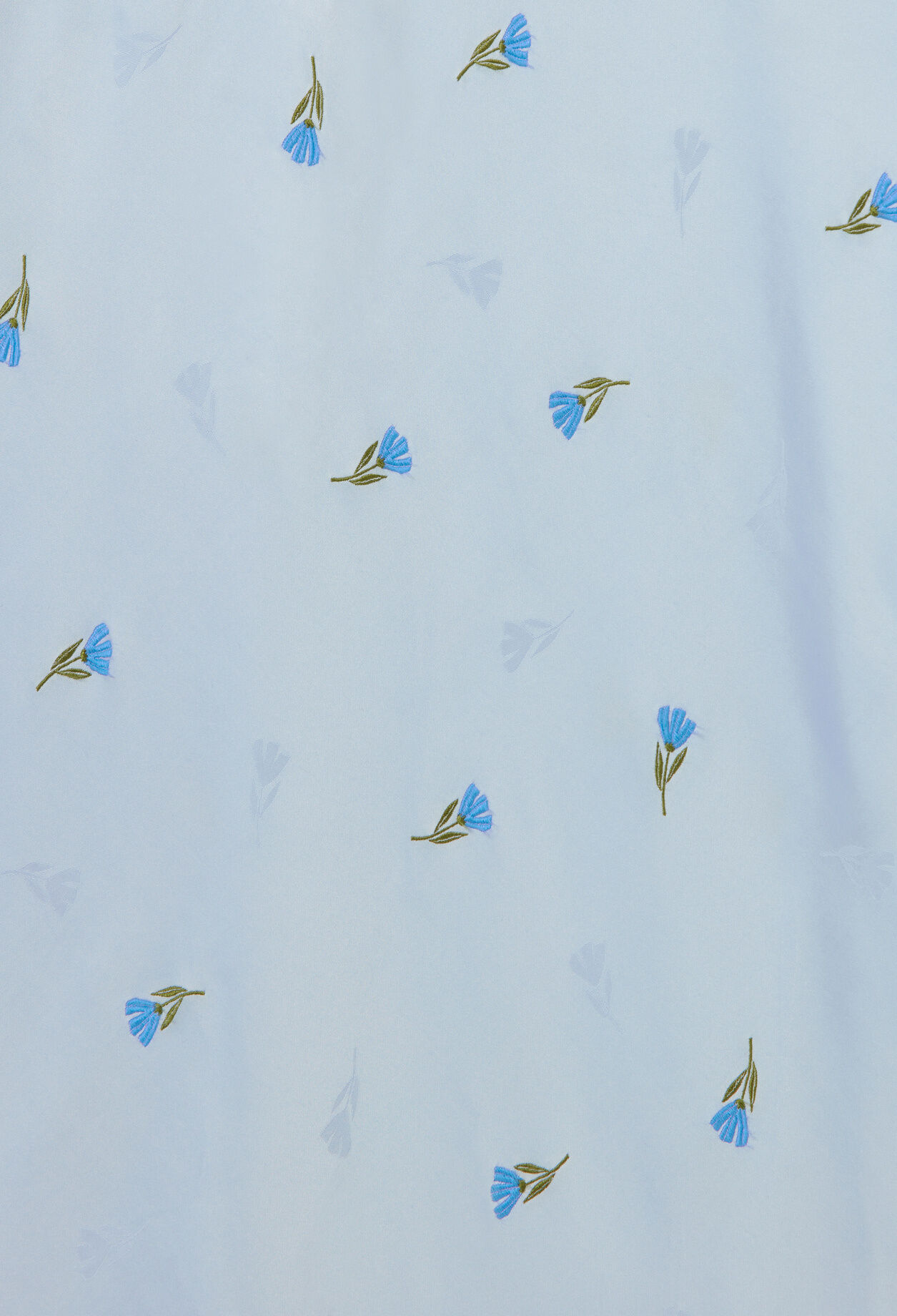 Jupe satin&eacute;e fleurs