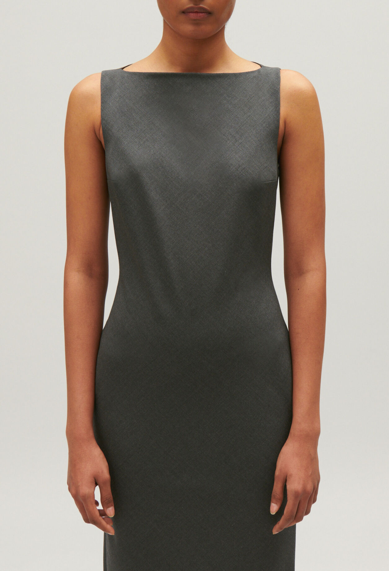 Robe droite mi-longue noire