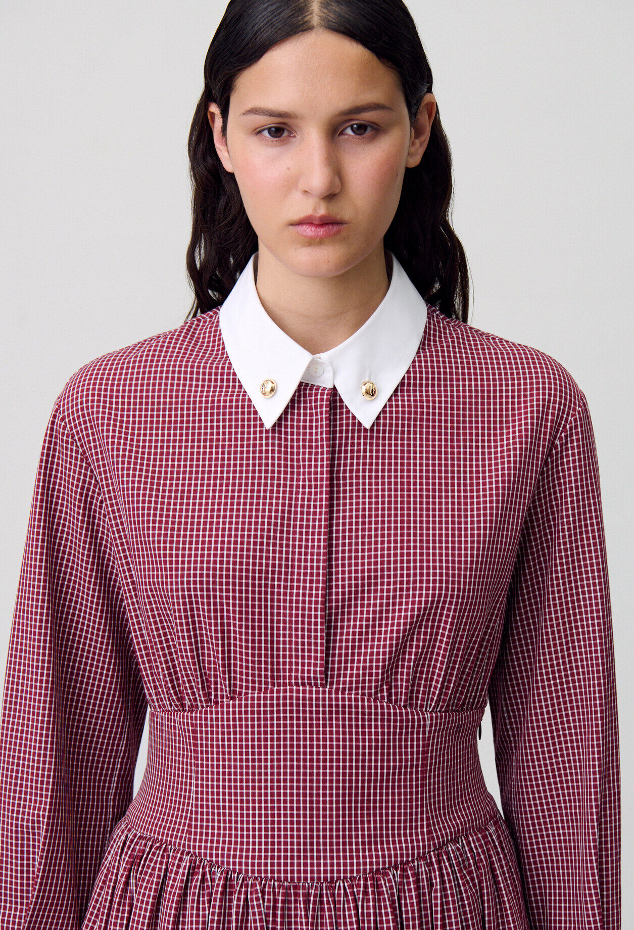 Robe courte carreaux