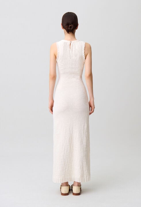 Robe longue maille