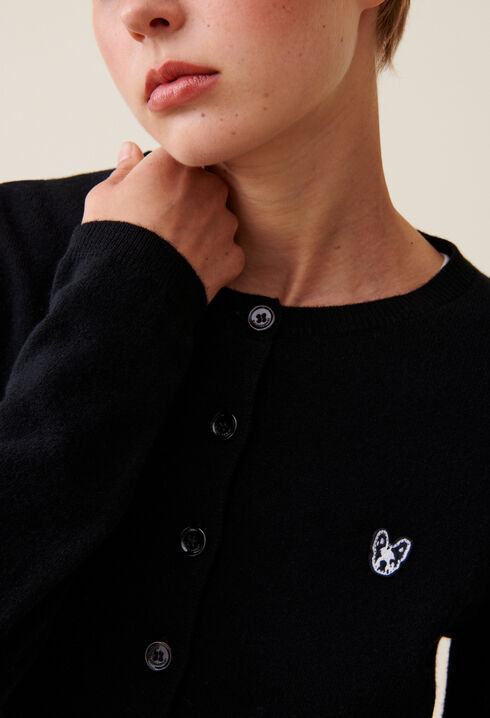 Cardigan Jean Toto laine 