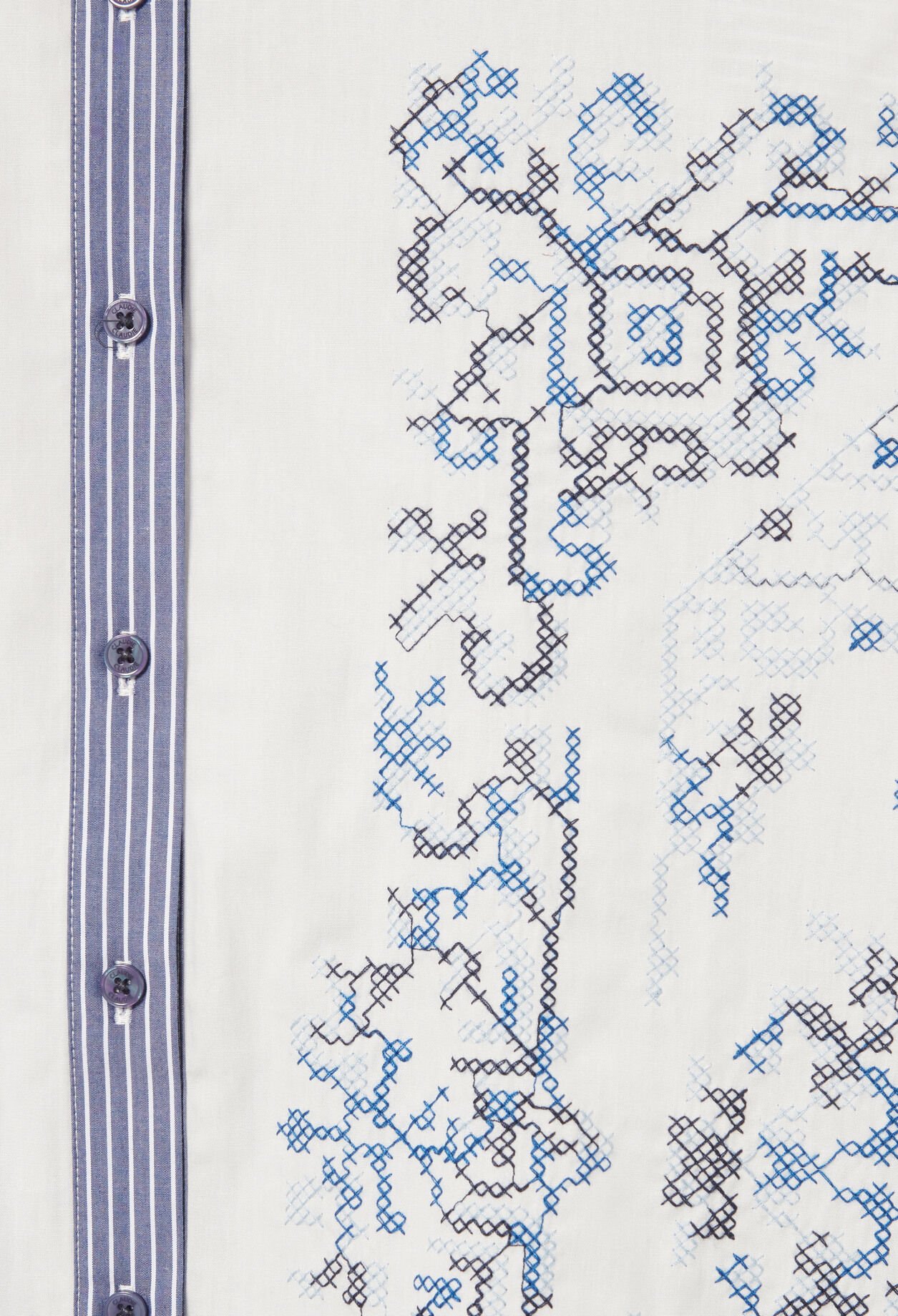 Chemise coton ray&eacute;e