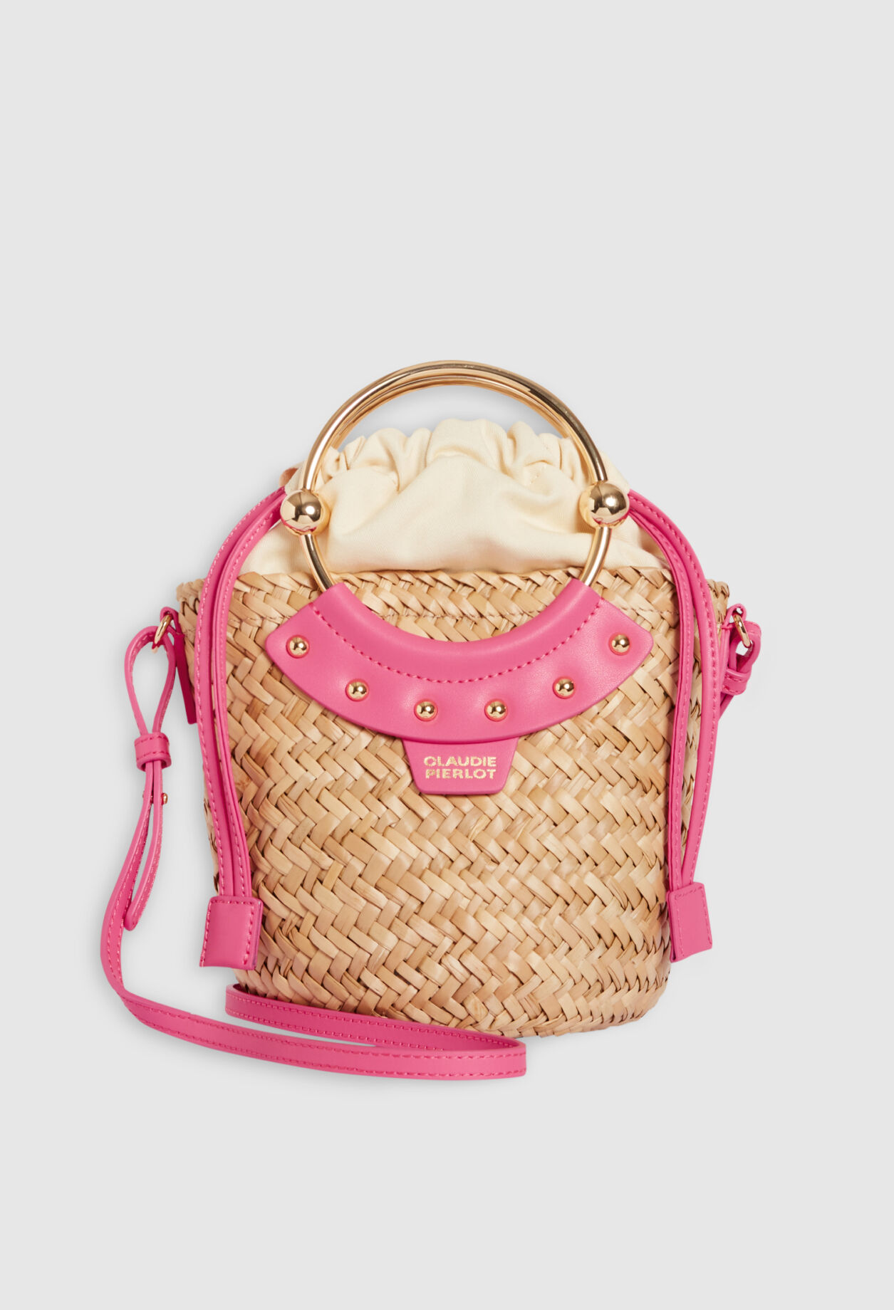 Sac paille claudie pierlot sales