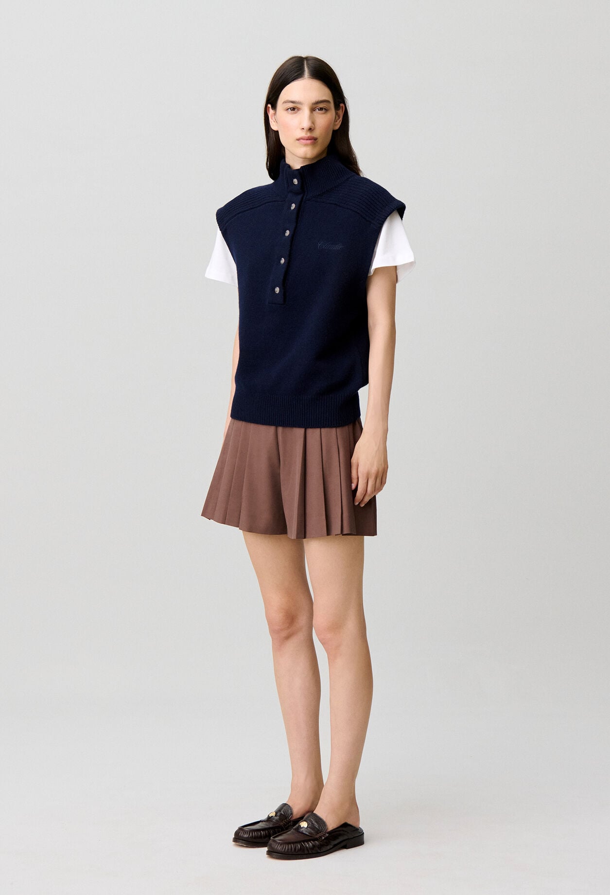 Pull en laine sans manches