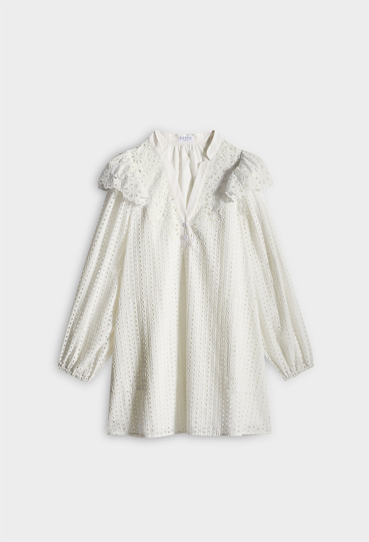 Robe trapèze ajourée