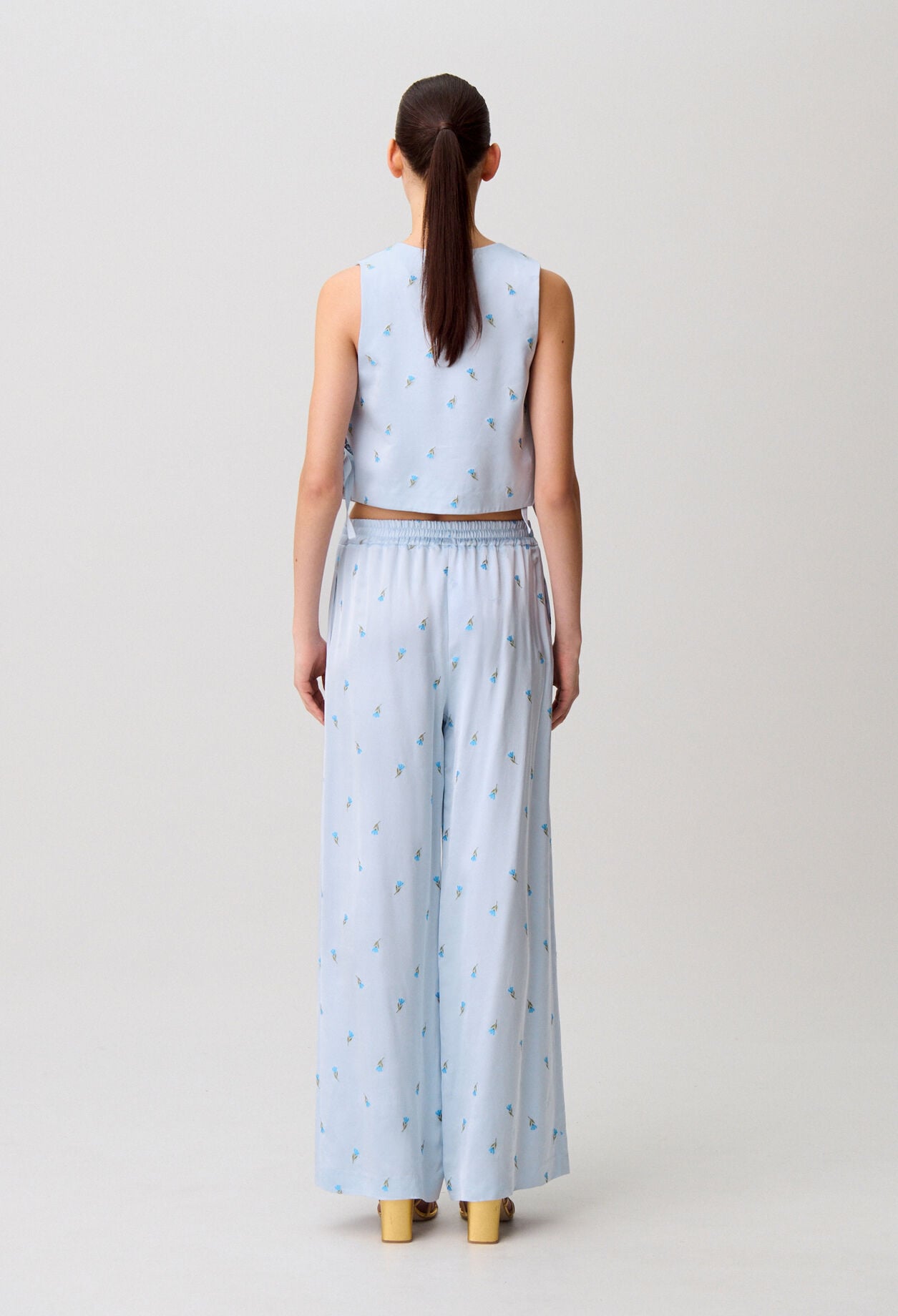 Pantalon l&eacute;ger satin