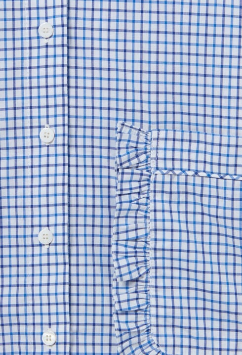 Chemise carreaux poches