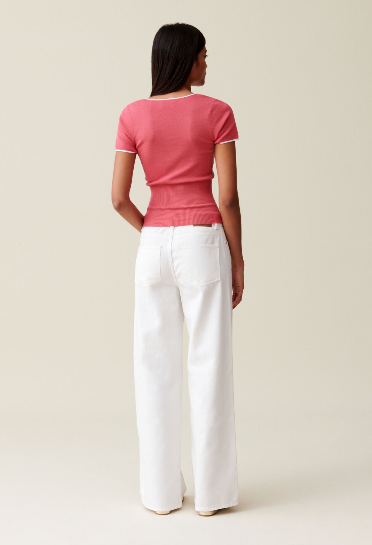 Top en en fine maille