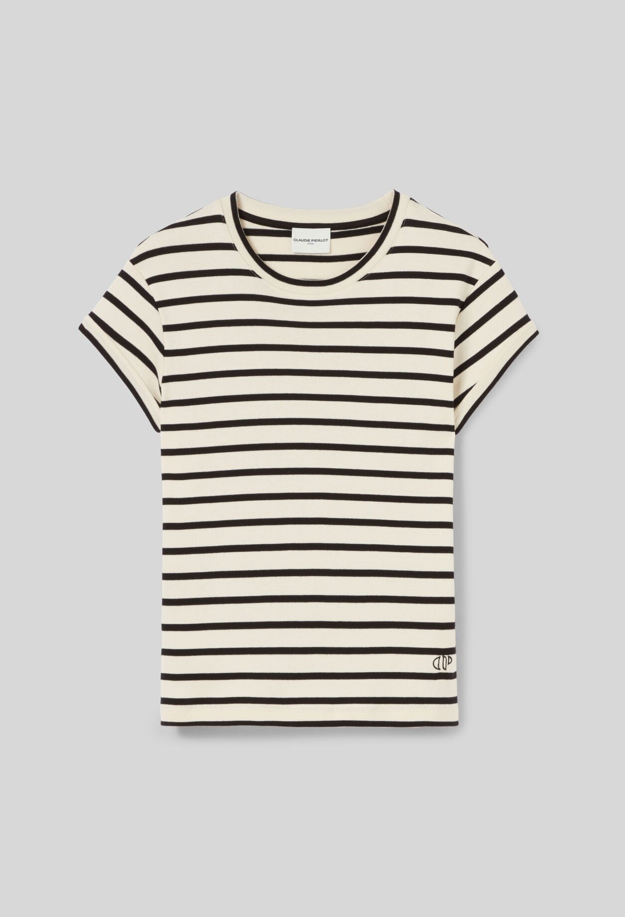 T-shirt manches courtes marinière