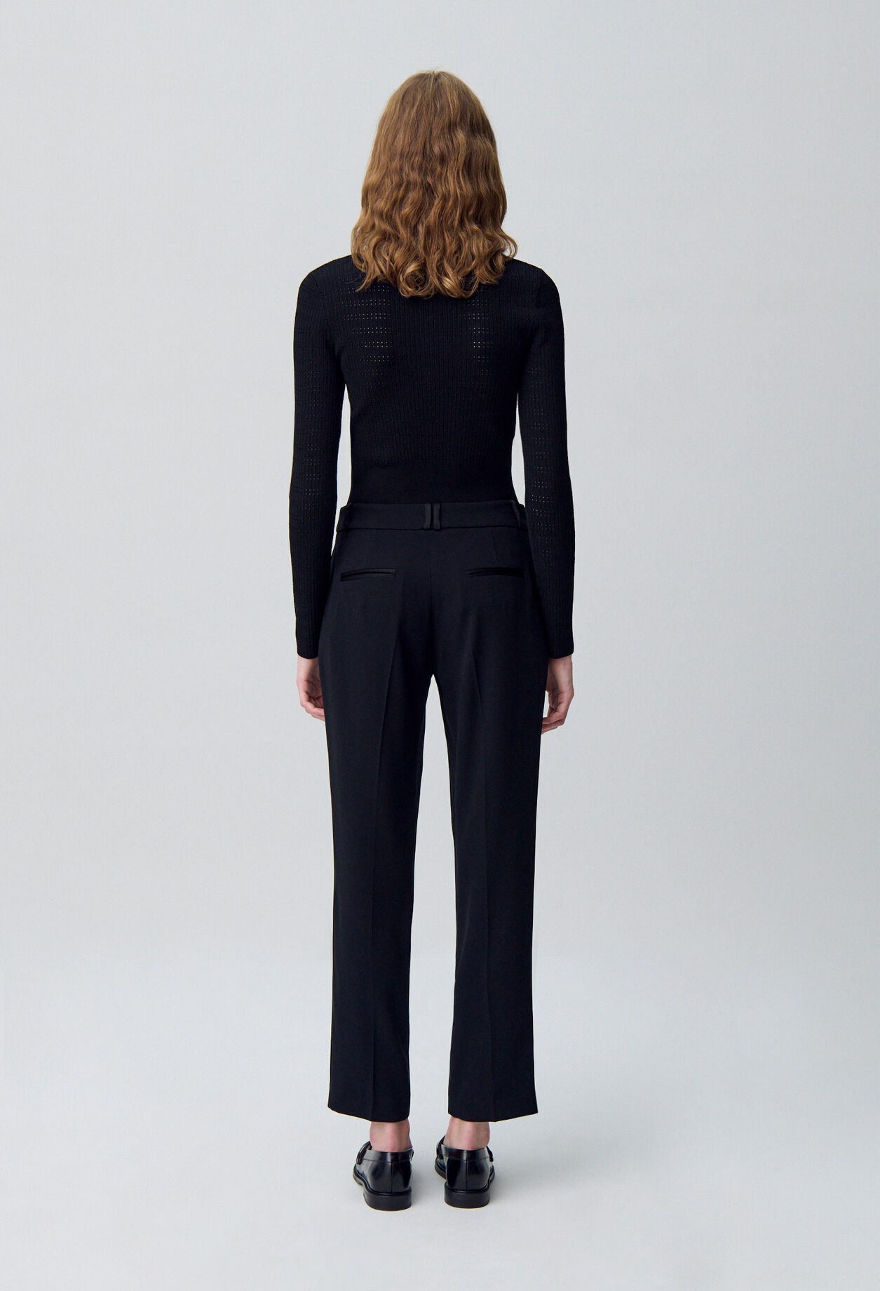 Pantalon tailleur cigarette