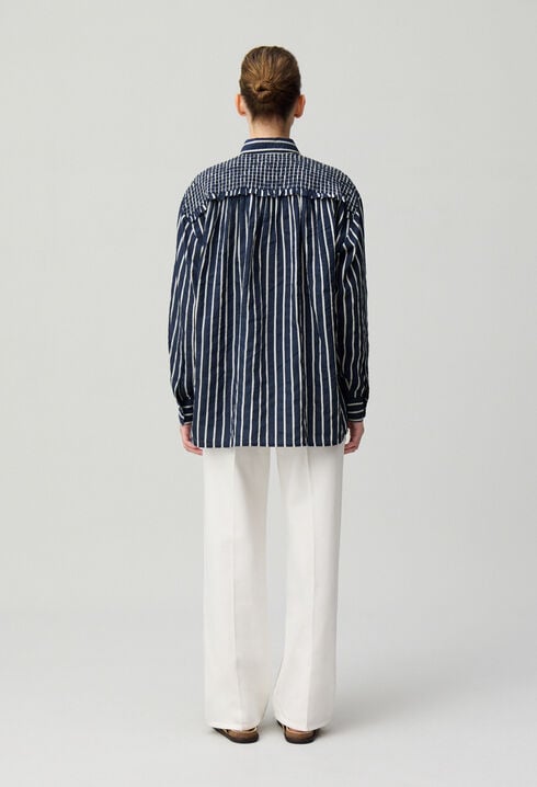 Chemise fluide rayée