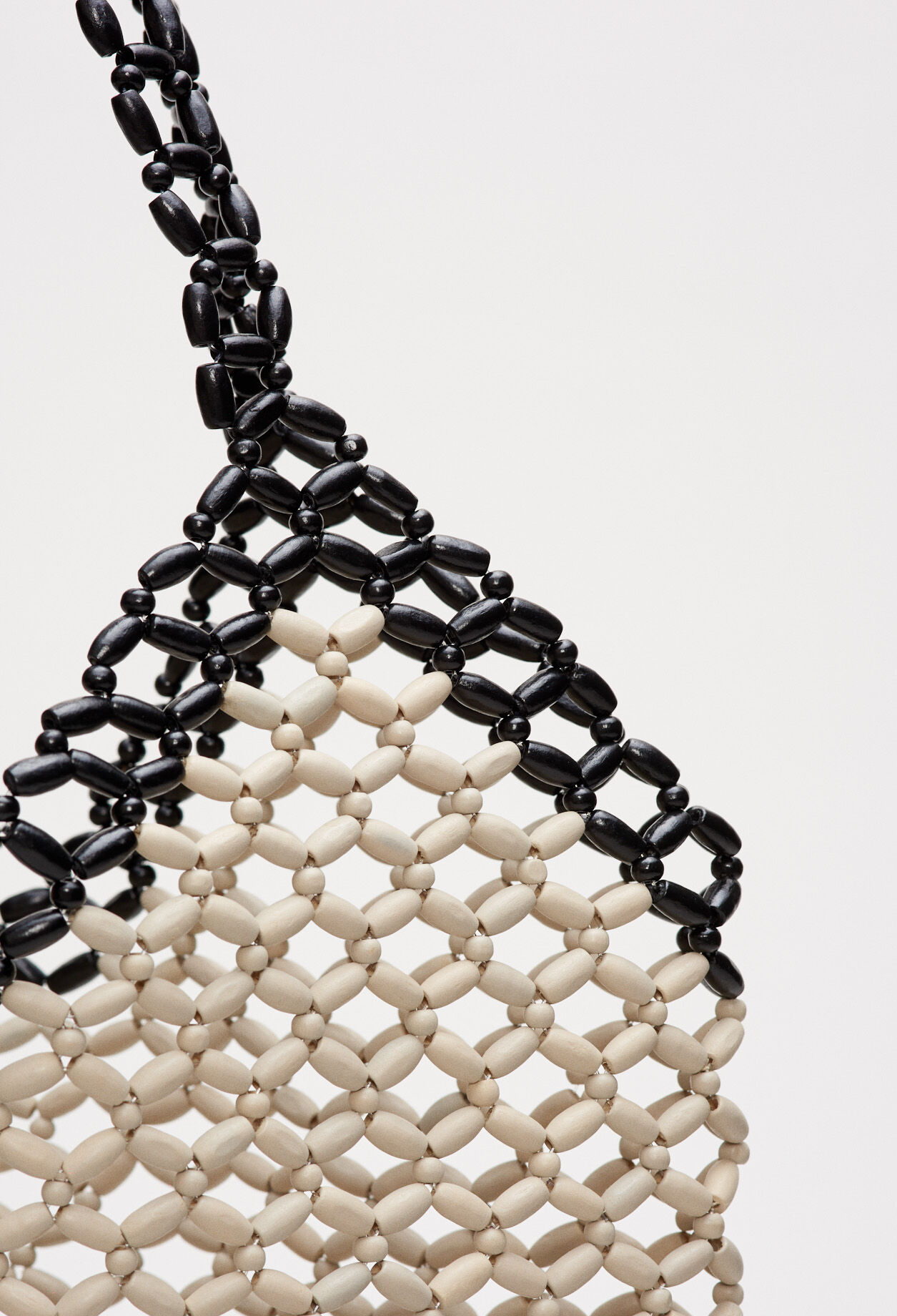Sac en perle de bois