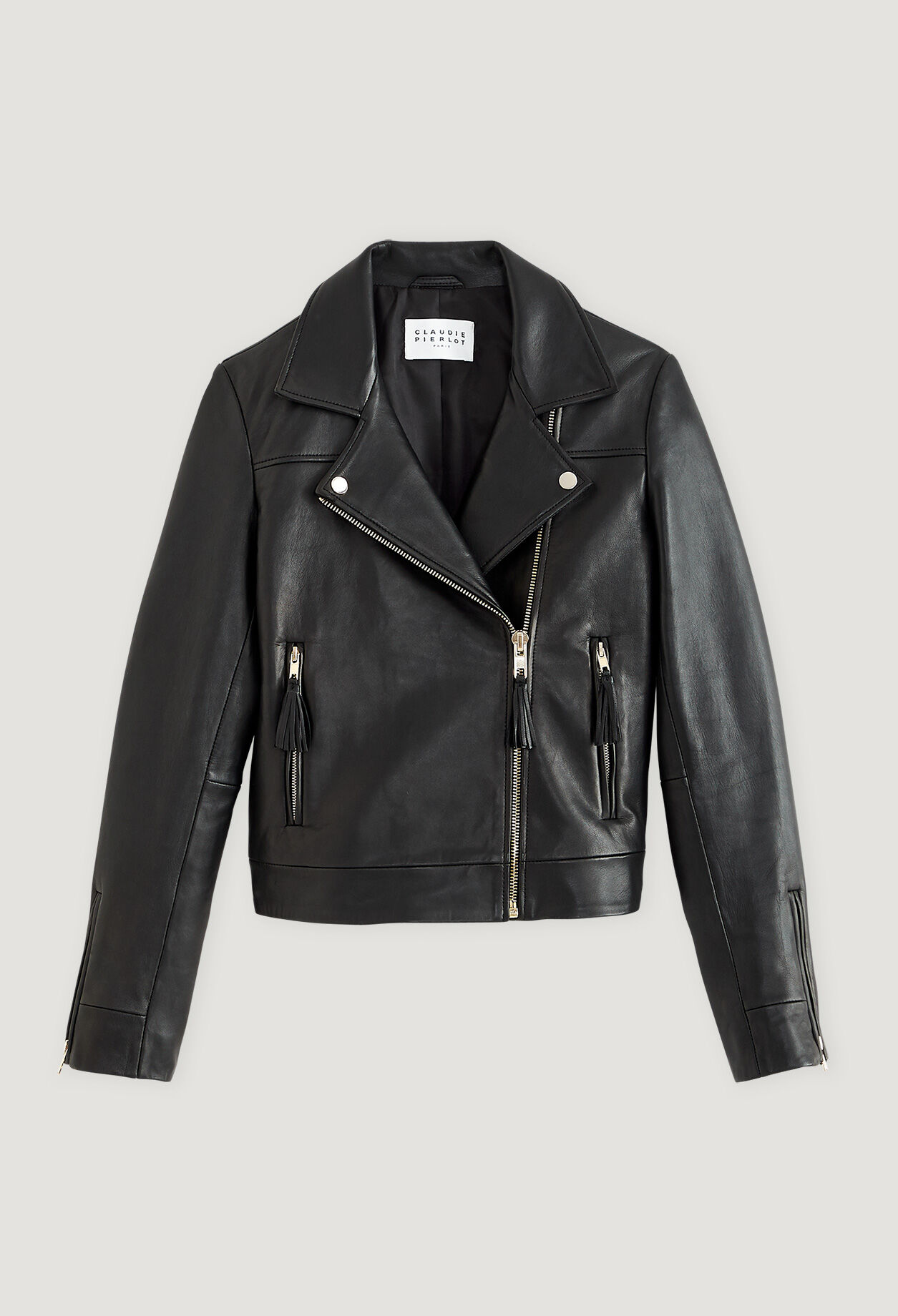 Blouson en cuir pour femme Claudie Pierlot