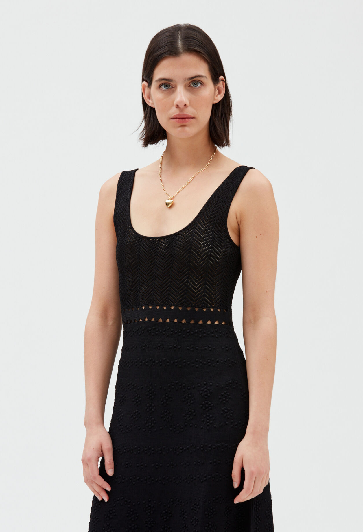 Robe midi maille
