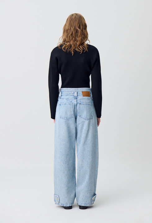 Jean denim droit