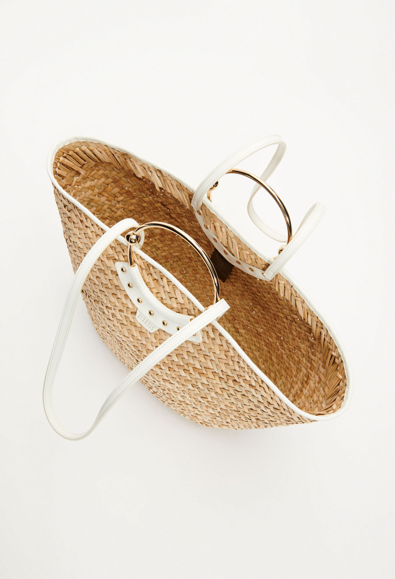 Grand panier de paille