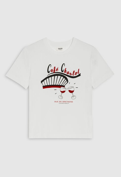 T-shirt Café Charlot écru