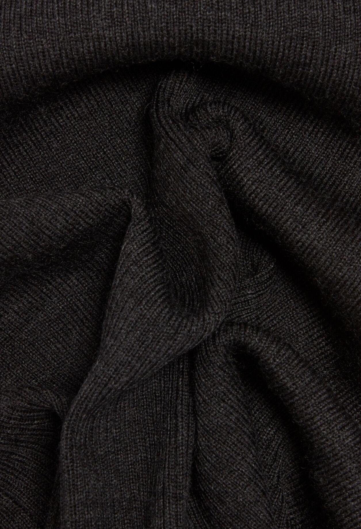 Jupe longue maille gris chiné