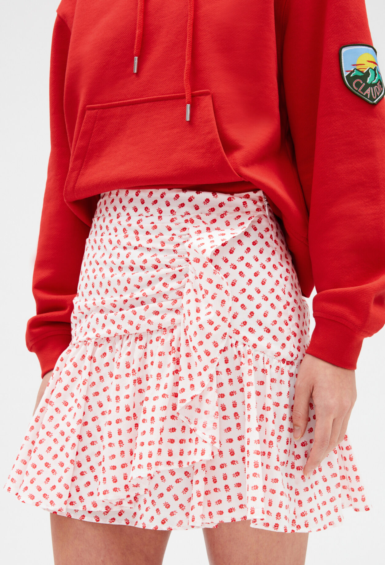 Jupe rouge claudie pierlot new arrivals