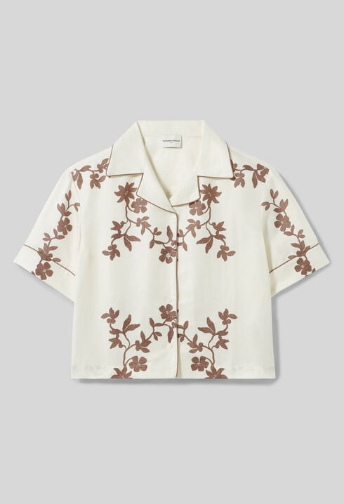 Chemise fleurs
